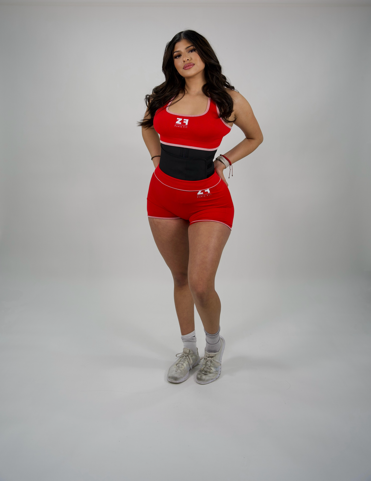 Red Highlighted Sports Bra