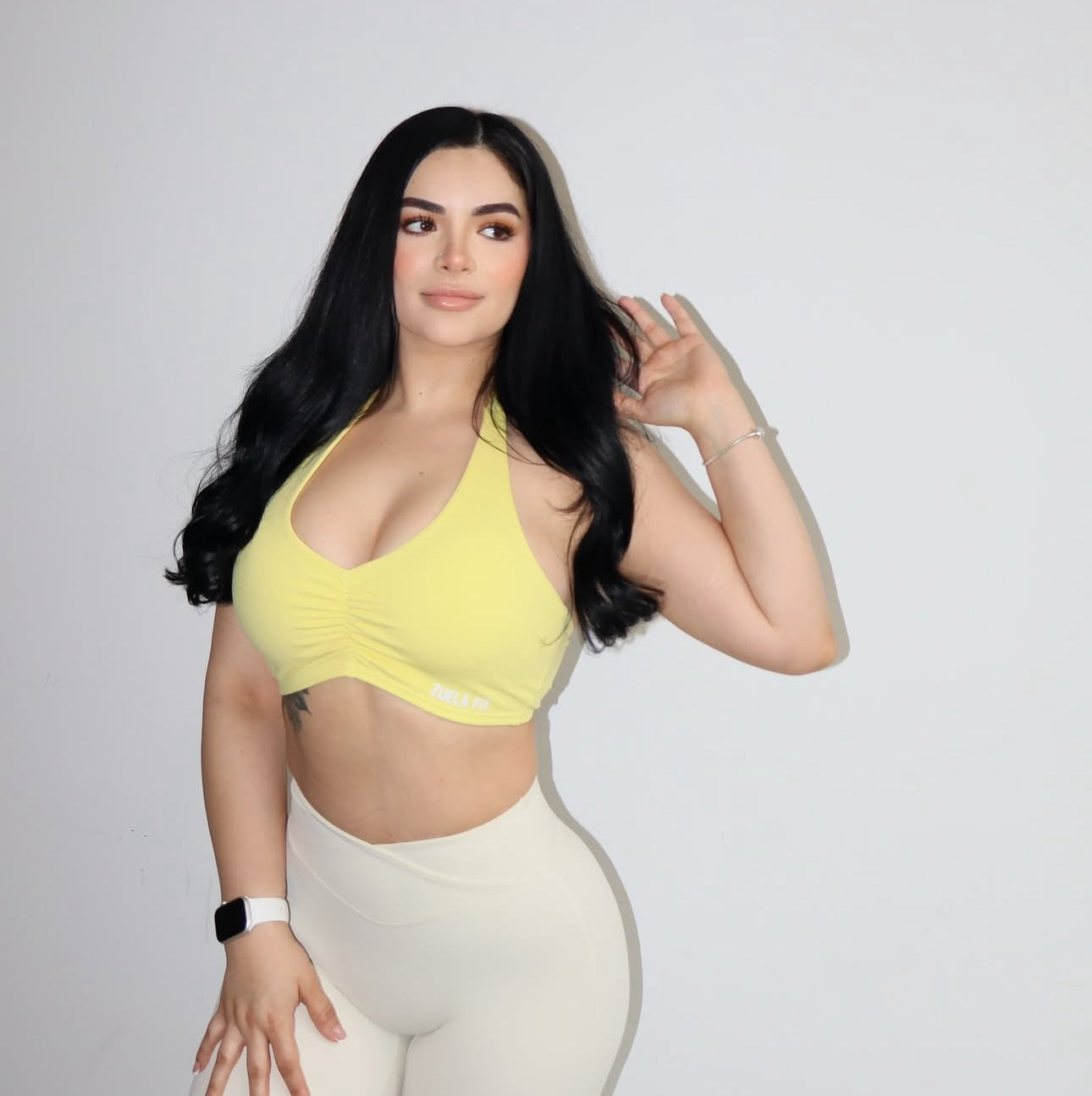 Yellow Sports Bra