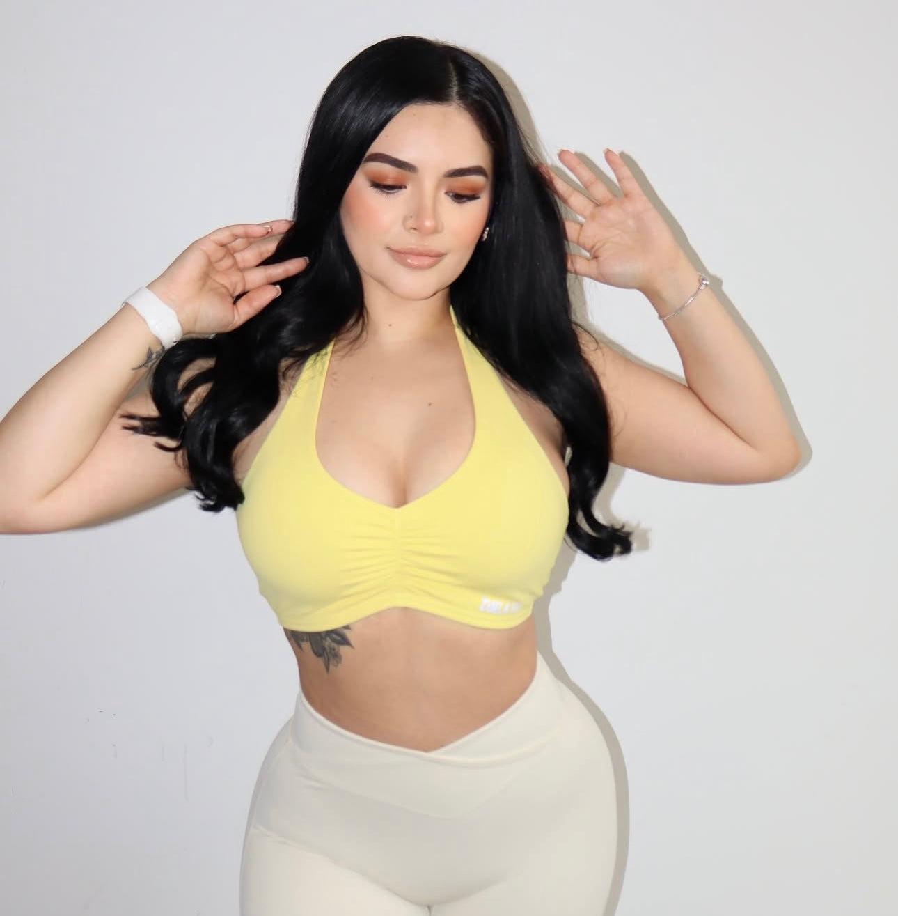 Yellow Sports Bra