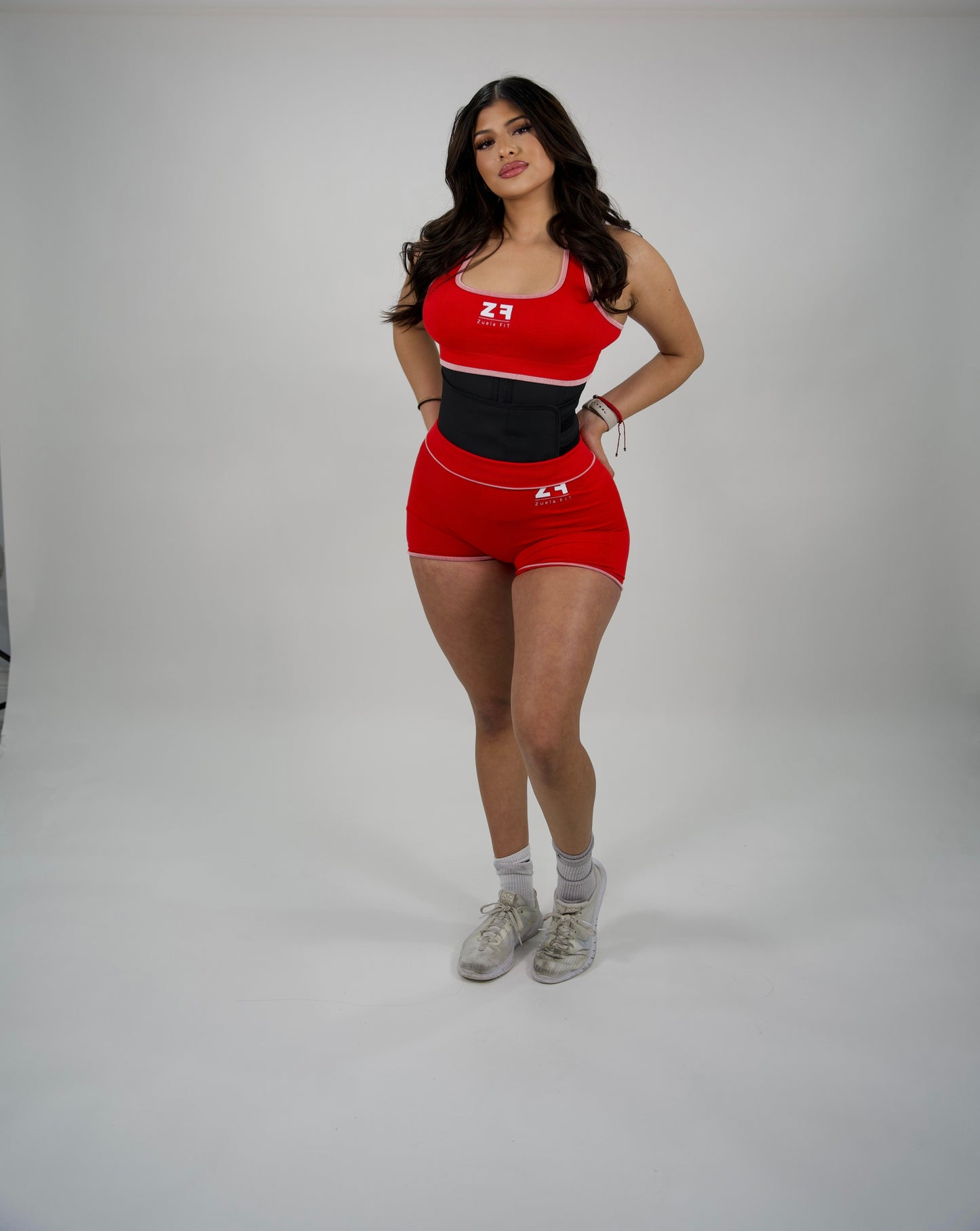 Red Highlighted Shorts