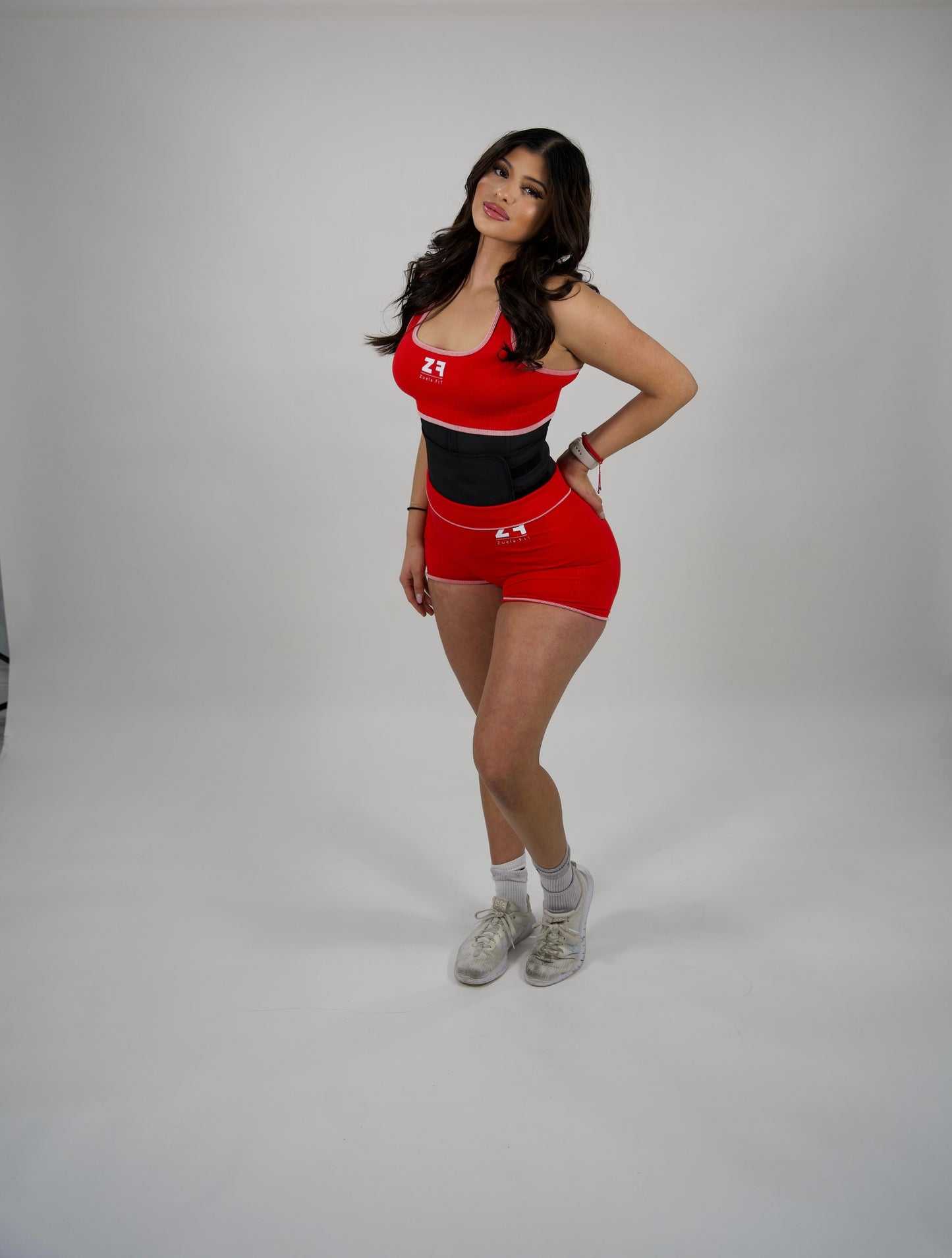 Red Highlighted Shorts